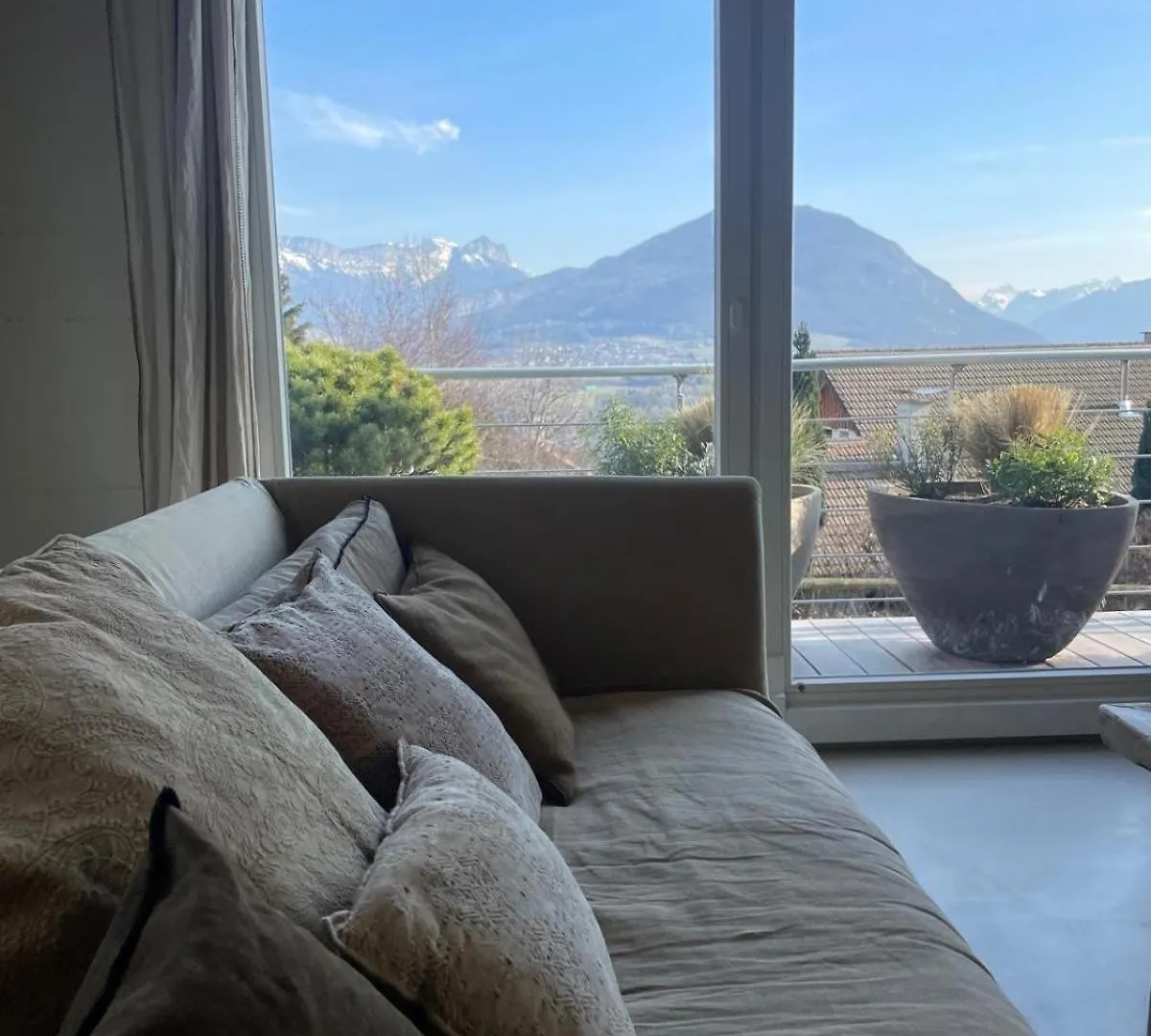 Villa Maison En Bois Avec Piscine Chauffee Et Vue Panoramique Argonay