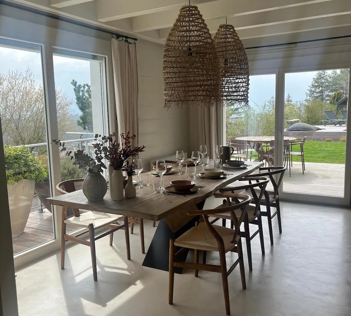 Maison En Bois Avec Piscine Chauffee Et Vue Panoramique Argonay 0*,